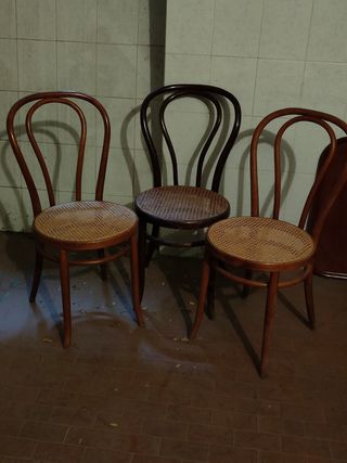 3 sedie Vintage 