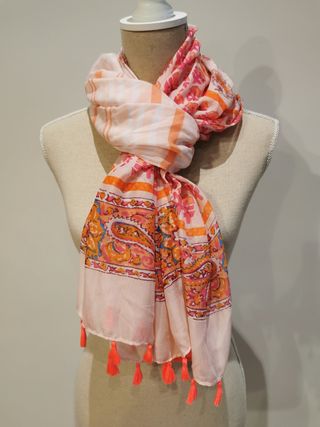 *Fular Pañuelo Pareo Vestido Coral*