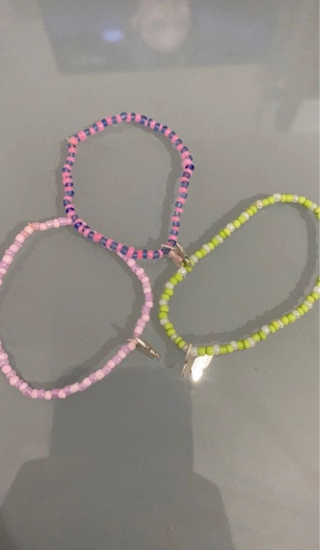 set bracciali farfalla