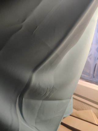 Cortina 2 piezas azul cielo