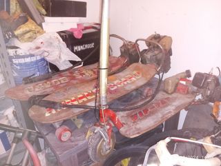 CON MOTOR GASOLINA SKATE VINTAGE RETRO AGROSKATE 