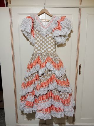 Vestido de gitana, traje de flamenca