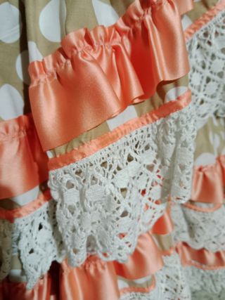 Vestido de gitana, traje de flamenca