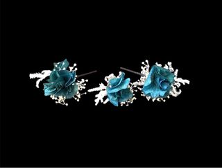 Horquillas de flores preservadas