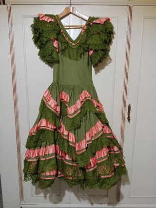 Vestido de gitana, traje de flamenca