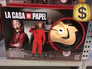 Mono rojo disfraz La casa de papel