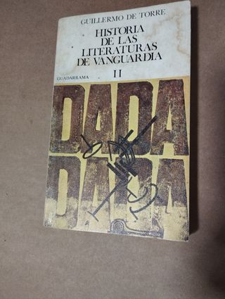 Historia de las literaturas de vanguardia