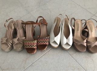 scarpe stivali e sandali