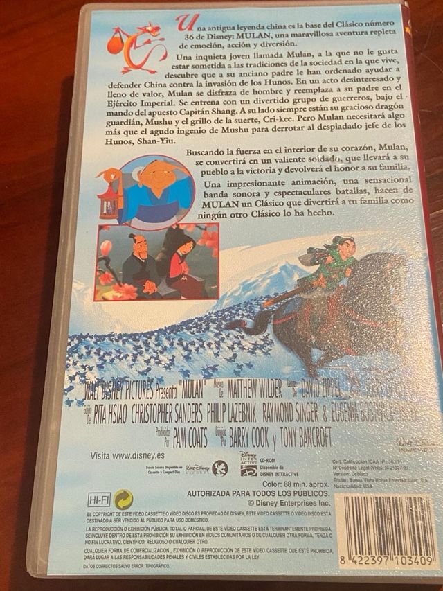 VHS Mulan
