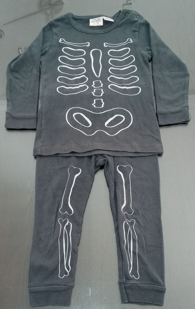 Pijama/Disfraz de esqueleto