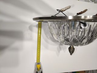 Plafón antiguo de vidrio.