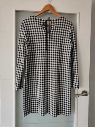 Vestido corto cuadros vichy