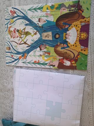 Cuento infantil+puzzle Robin Hood
