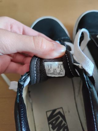 Vans Old Skool negras 39