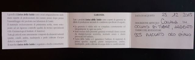 COLLANA GIROCOLLO IN OCCHIO DI TIGRE E ARGENTO