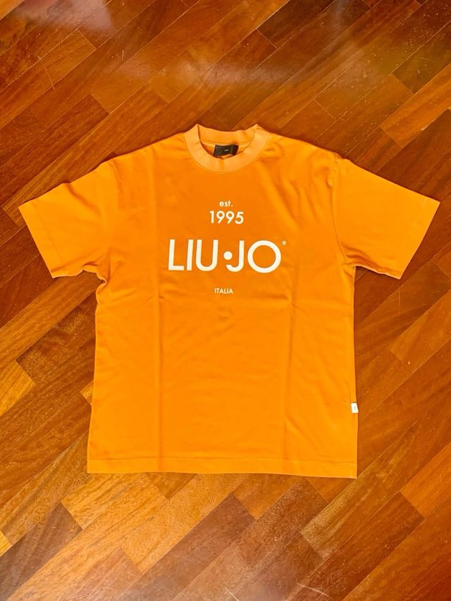 T-Shirt Liu Jo Uomo/Man taglia M color orange
