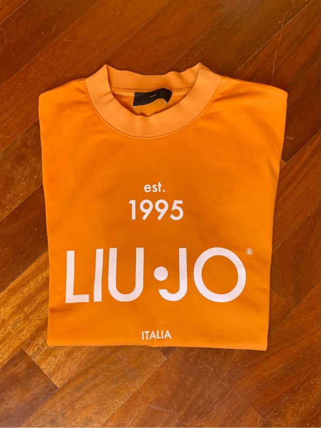 T-Shirt Liu Jo Uomo/Man taglia M color orange