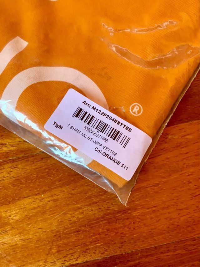 T-Shirt Liu Jo Uomo/Man taglia M color orange