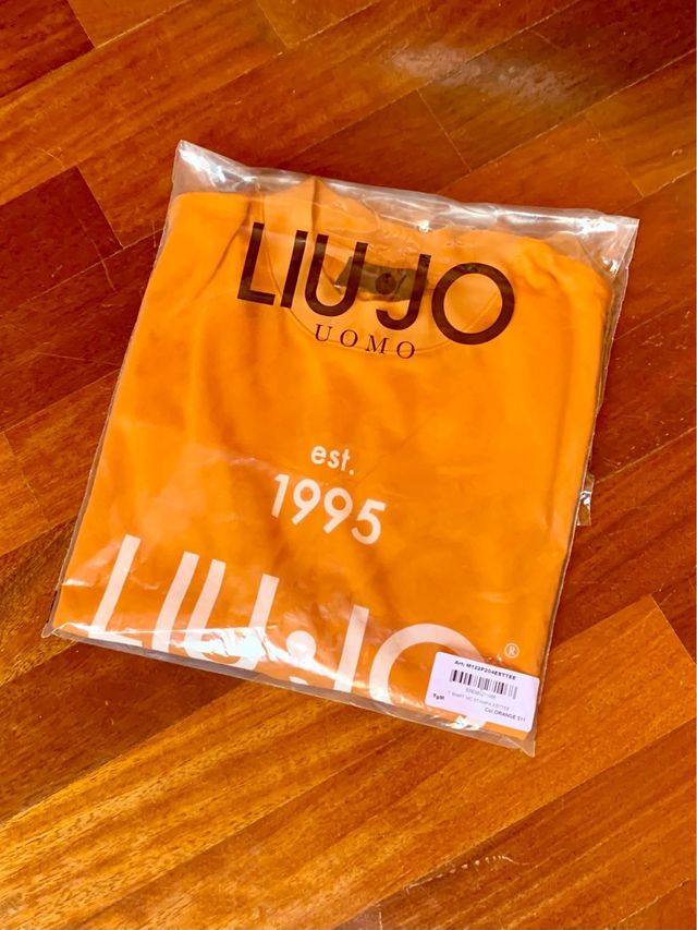T-Shirt Liu Jo Uomo/Man taglia M color orange