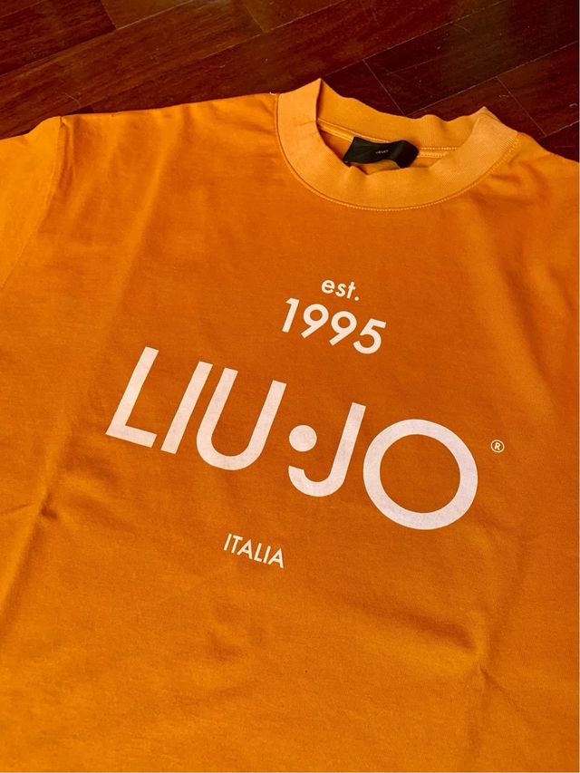 T-Shirt Liu Jo Uomo/Man taglia M color orange