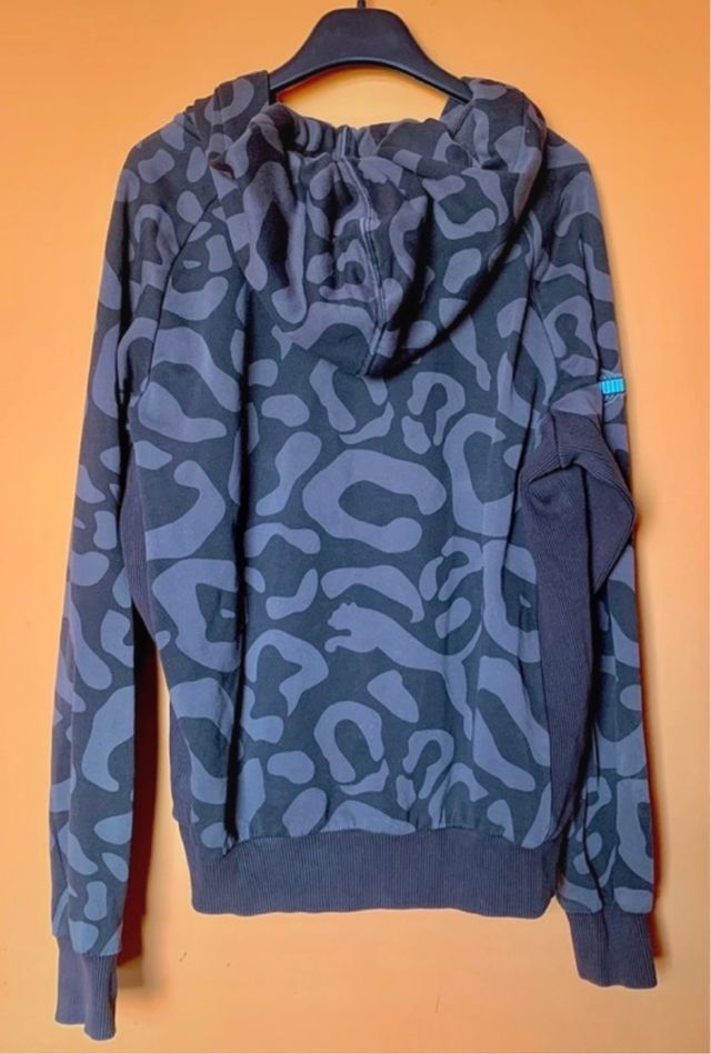 Felpa con zip PUMA unisex taglia S camouflage