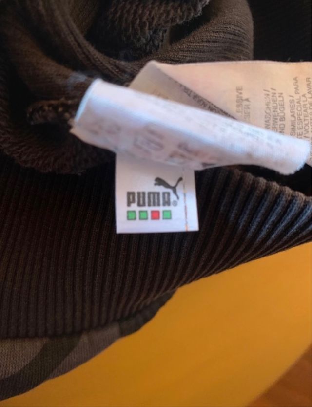 Felpa con zip PUMA unisex taglia S camouflage