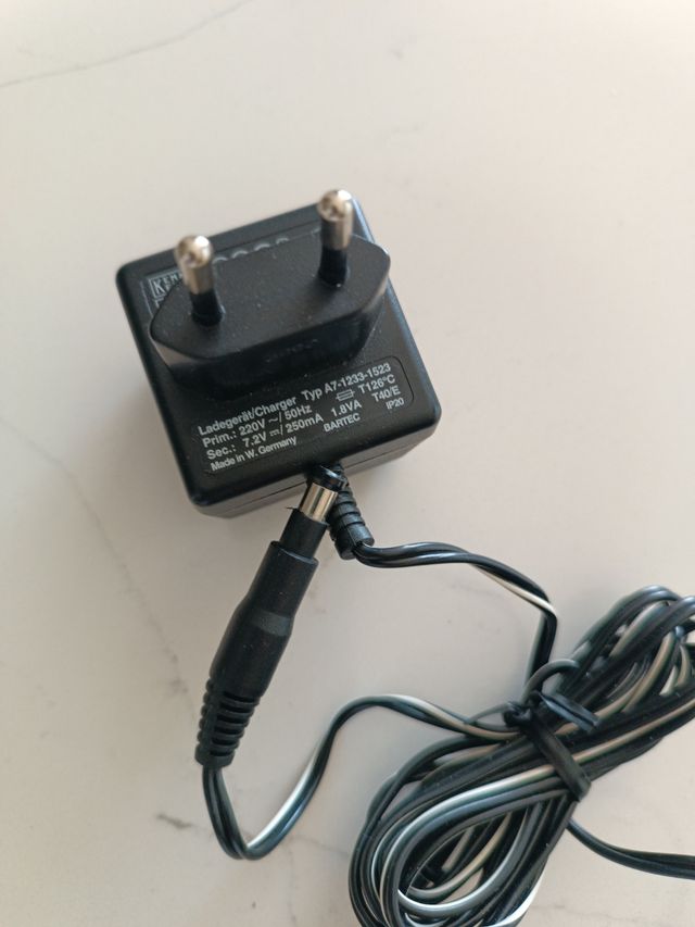 Caricabatterie 7,2 V/250 mA