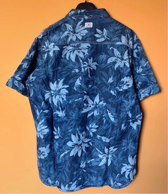 Camicia jeans con fiori/Flower Jeans Shirt Alcott