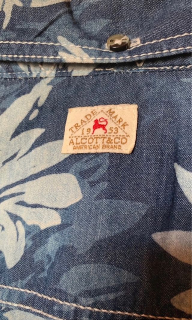 Camicia jeans con fiori/Flower Jeans Shirt Alcott