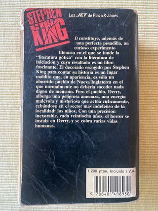 LIBRO “IT”, DE STEPHEN KING