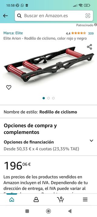 Rodillo de bicicleta