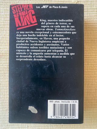 LIBRO “TOMMYKNOCKERS”, DE STEPHEN KING