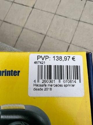 Heosafe Mercedes Sprinter 2018 en adelante