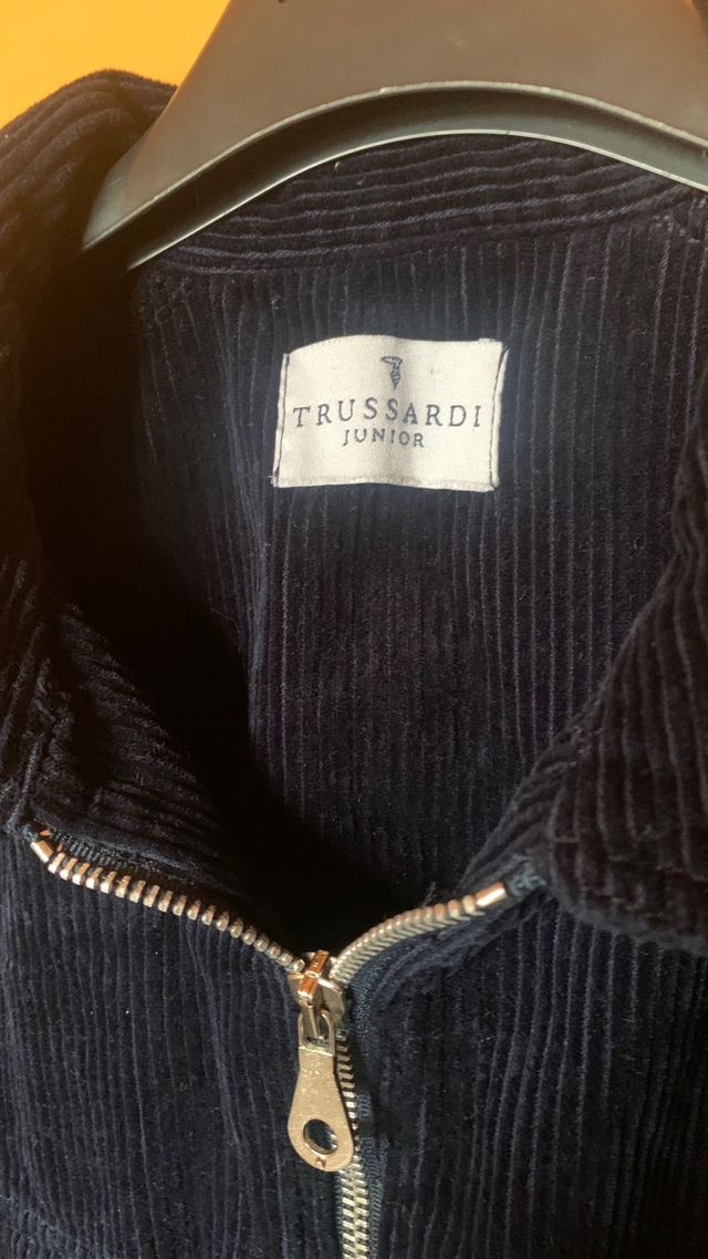 Trussardi Junior shirt jacket black tg.44 unisex