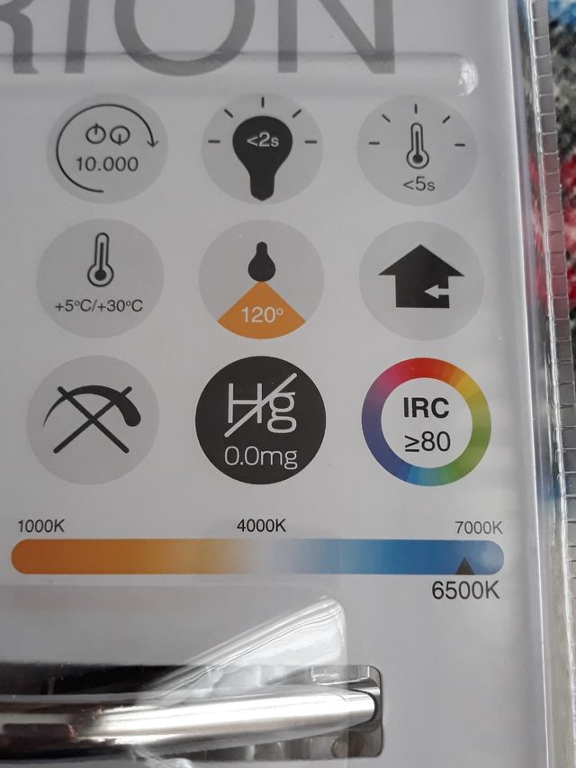 aplique espejo  baño luz led