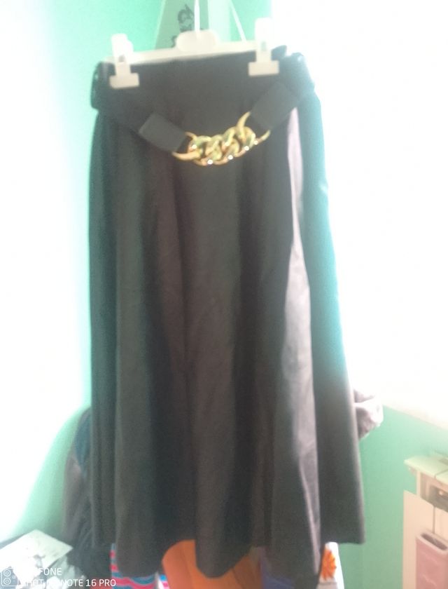 Gonna lunga similpelle 