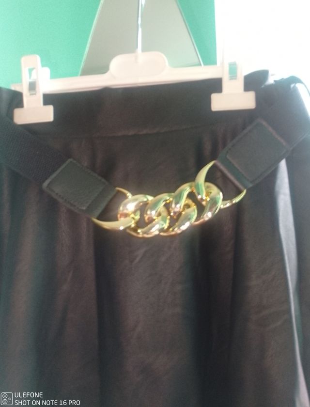 Gonna lunga similpelle 