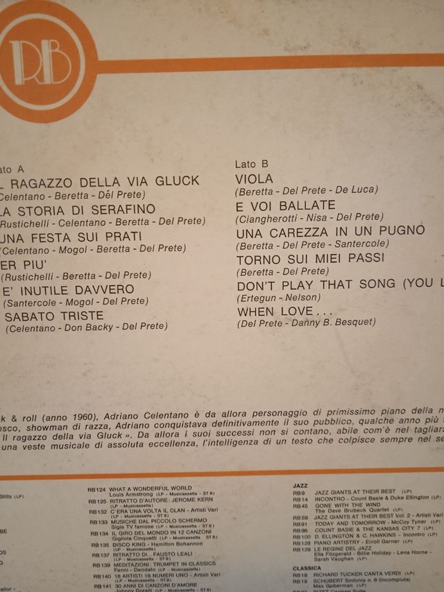 Vinile 33 giri Adriano Celentano