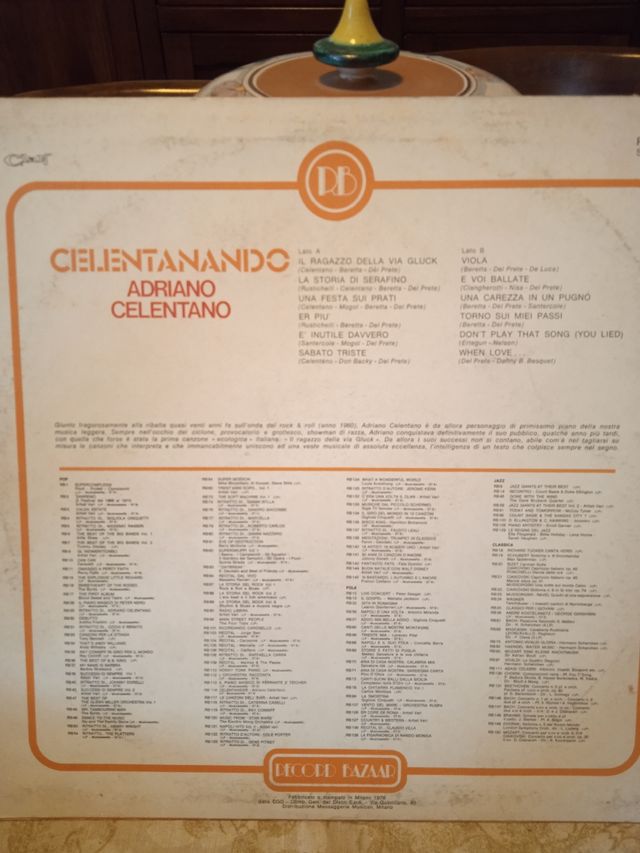Vinile 33 giri Adriano Celentano