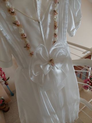 Vestido de comunicación.