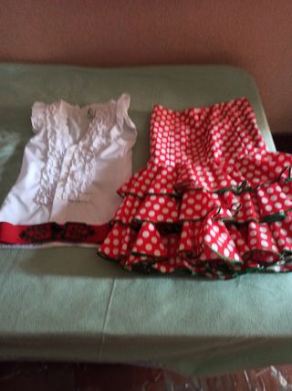 Traje gitana para niña