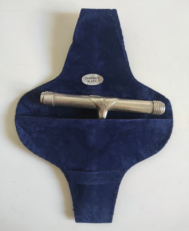 Sacacorchos baño de plata