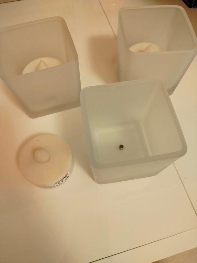 Candele set 3 LED multicolore