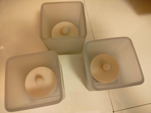 Candele set 3 LED multicolore