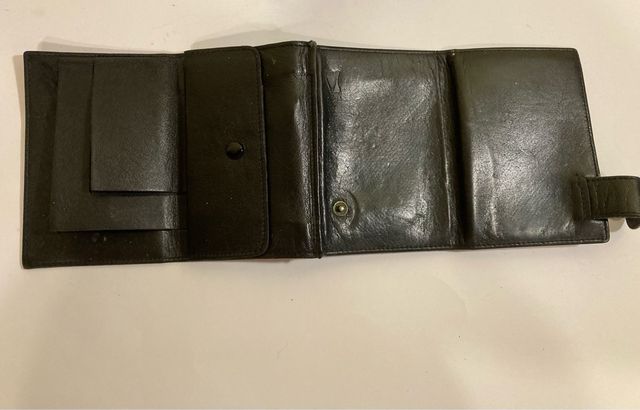 LOTE 2 CARTERAS VINTAGE HOMBRE CUERO