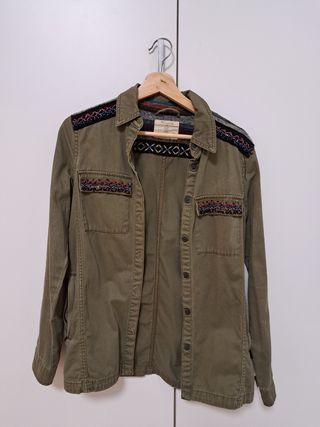Sobrecamisa verde militar 