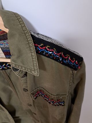 Sobrecamisa verde militar 
