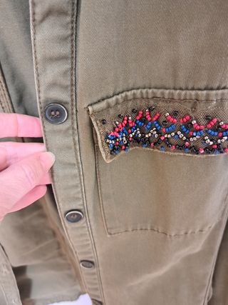 Sobrecamisa verde militar 