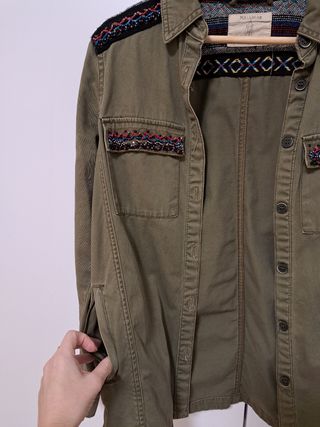 Sobrecamisa verde militar 