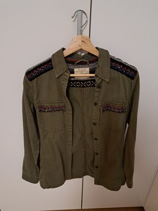 Sobrecamisa verde militar 